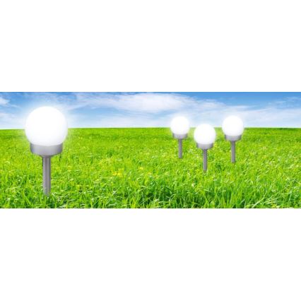 Globo - SET 3x LED Solarna svetilka LED/0,06W/3V 4000K pr. 10 cm IP44