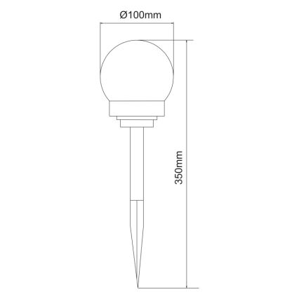 Globo - SET 3x LED Solarna svetilka LED/0,06W/3V 4000K pr. 10 cm IP44