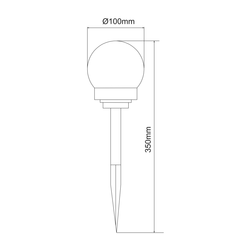 Globo - SET 3x LED Solarna svetilka LED/0,06W/3V 4000K pr. 10 cm IP44
