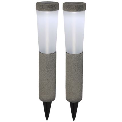 Globo - SET 2x LED Solarna svetilka LED/0,1W/3V 6000K IP44 400 mAh
