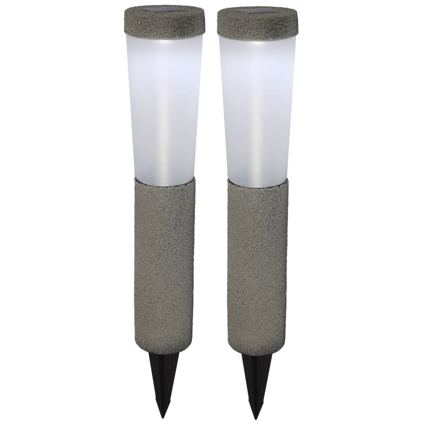Globo - SET 2x LED Solarna svetilka LED/0,1W/3V 6000K IP44 400 mAh