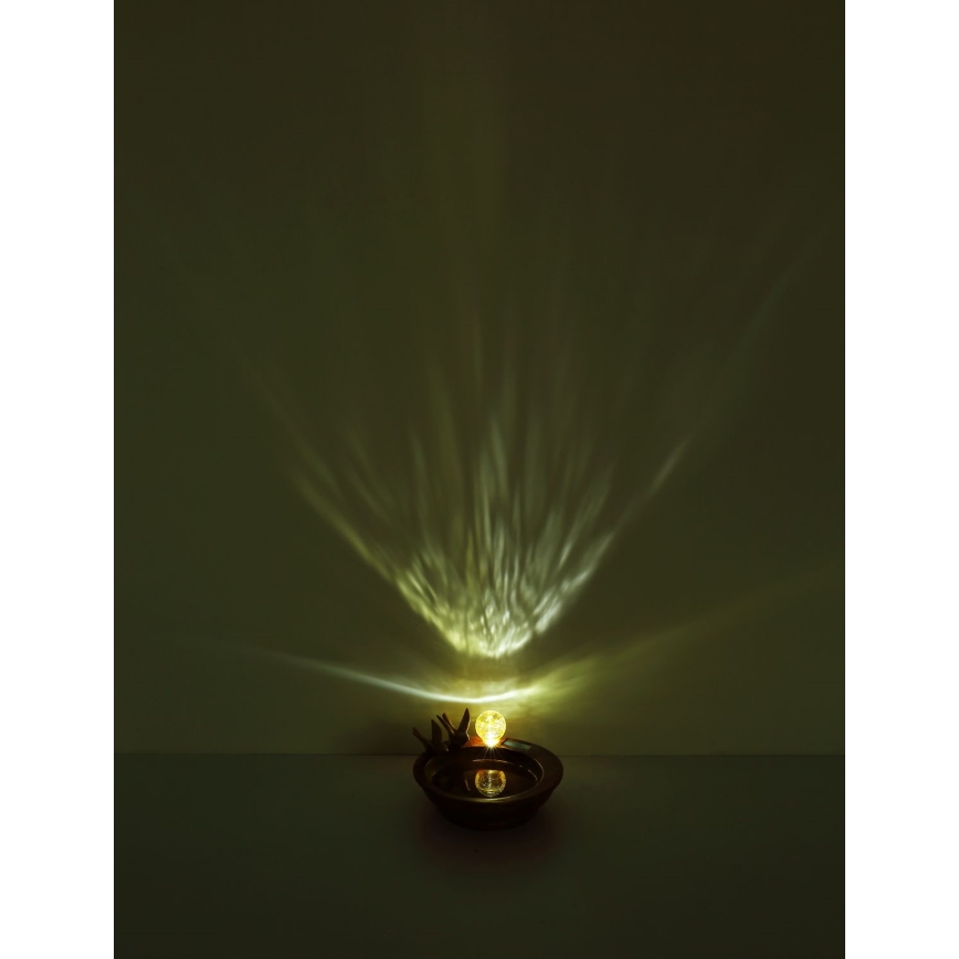 Globo - LED Solarna svetilka LED/0,06W/3V IP44 ptičja kopel