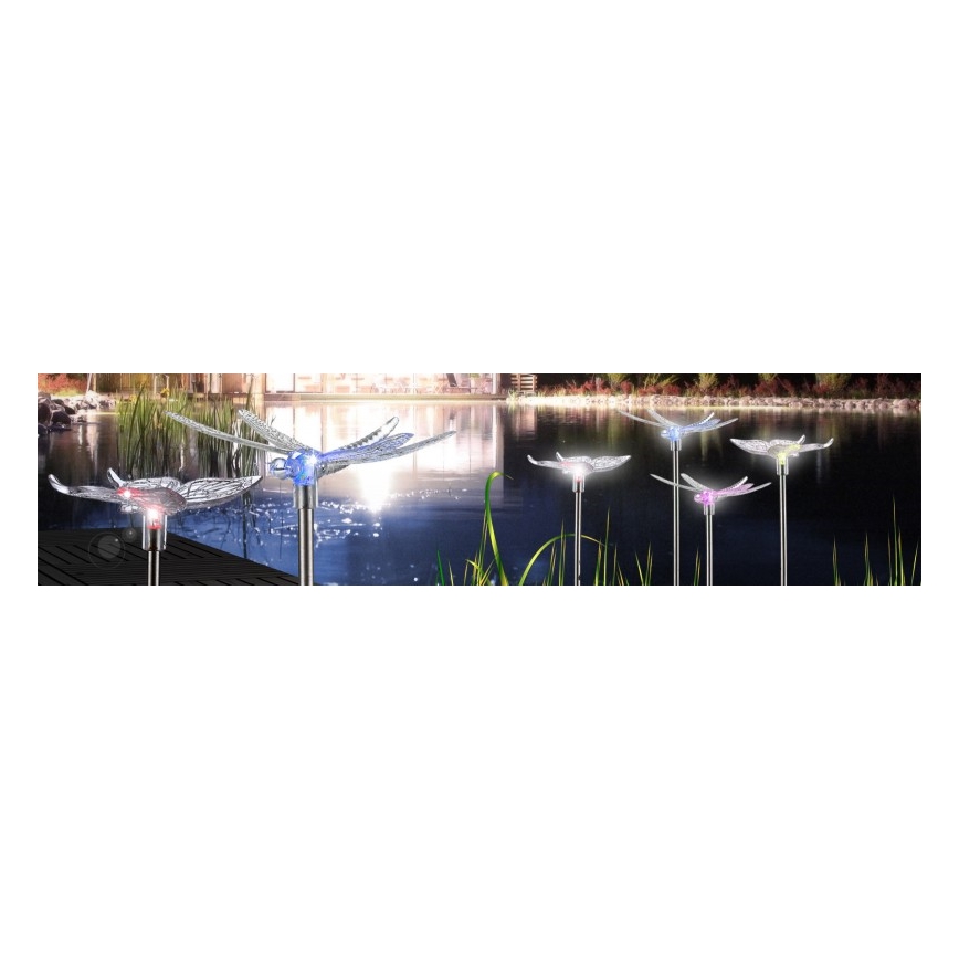 Globo - SET 4x LED Solarna svetilka LED/0,06W/3V IP44