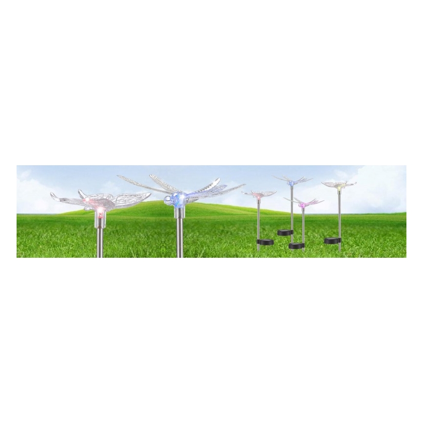 Globo - SET 4x LED Solarna svetilka LED/0,06W/3V IP44