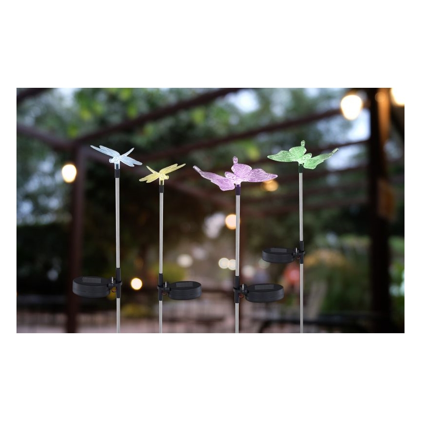 Globo - SET 4x LED Solarna svetilka LED/0,06W/3V IP44