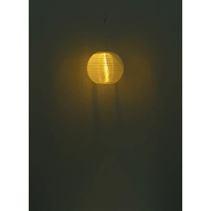 Globo - LED Viseča solarna svetilka LED/0,5W/3V IP44 bež
