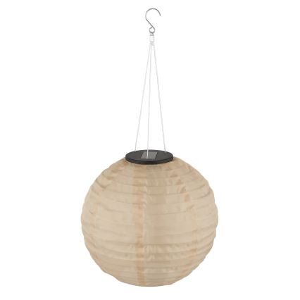 Globo - LED Viseča solarna svetilka LED/0,5W/3V IP44 bež