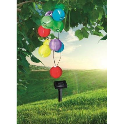 Globo 33971 - LED Solarna veriga 10xLED/0,06W/1,2V IP44