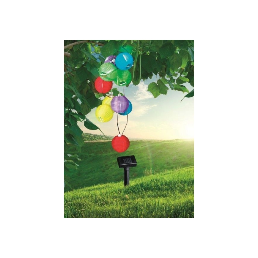 Globo 33971 - LED Solarna veriga 10xLED/0,06W/1,2V IP44