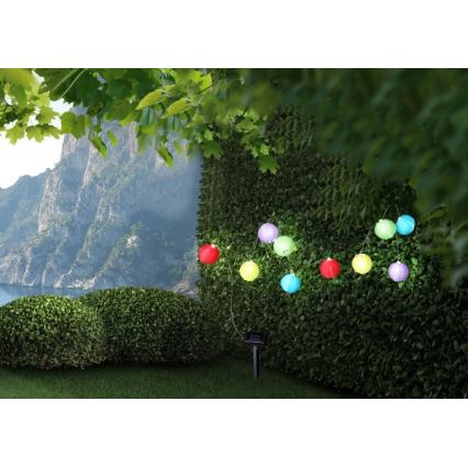 Globo 33971 - LED Solarna veriga 10xLED/0,06W/1,2V IP44