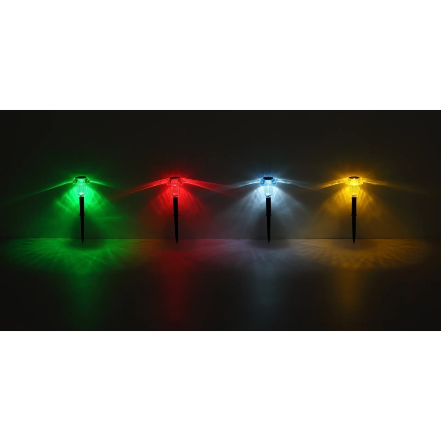 Globo - SET 4x LED RGB Solarna svetilka LED/0,05W/3V IP44