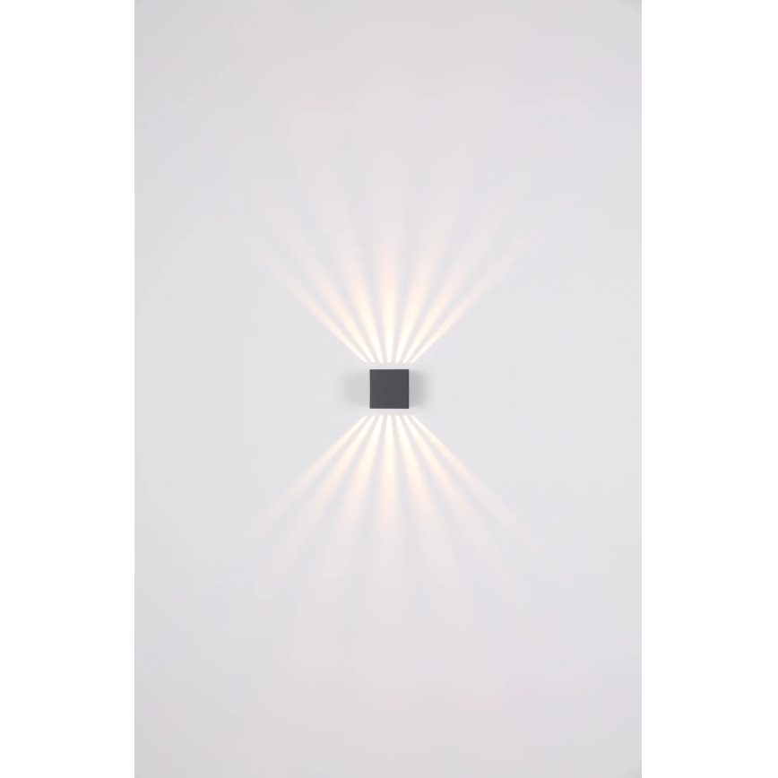 Globo - LED zunanje stensko svetilo LED/6W/230V IP54 antracit