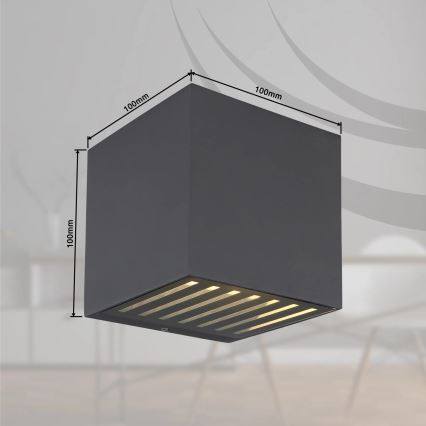 Globo - LED zunanje stensko svetilo LED/6W/230V IP54 antracit
