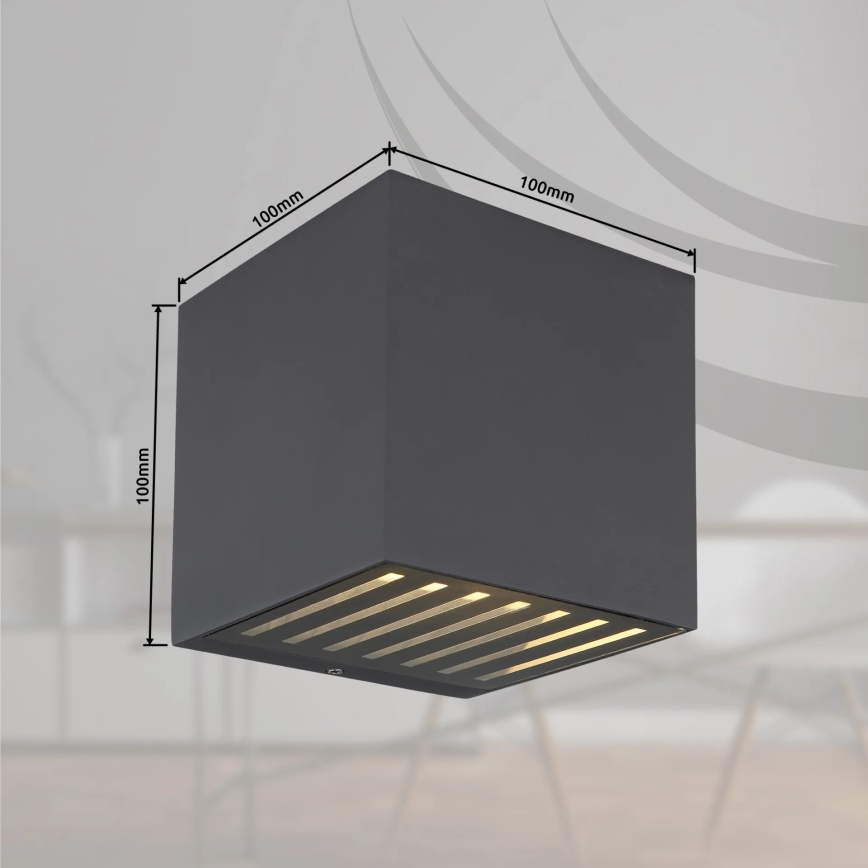 Globo - LED zunanje stensko svetilo LED/6W/230V IP54 antracit