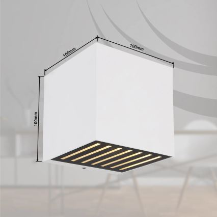 Globo - LED zunanji stenski svetilec LED/6W/230V IP54 bela