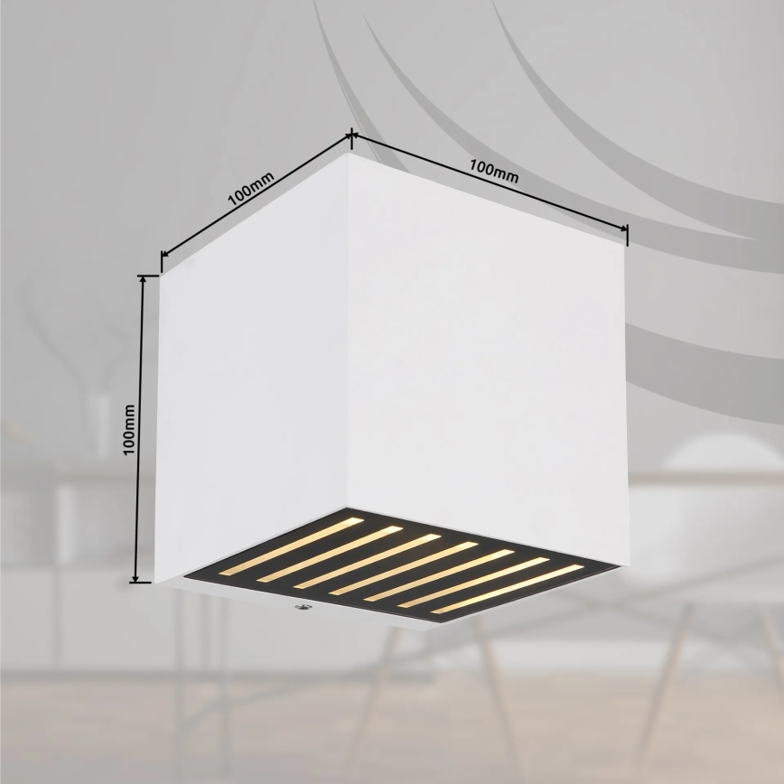 Globo - LED zunanji stenski svetilec LED/6W/230V IP54 bela