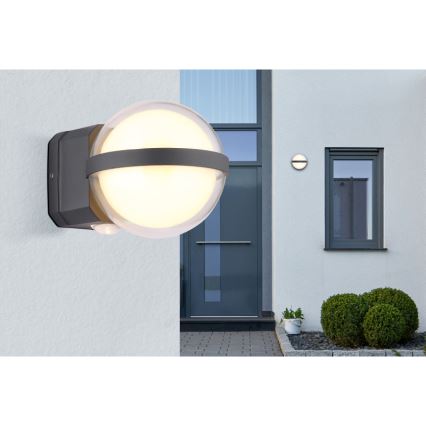 Globo - LED Zunanja stenska svetilka LED/12W/230V IP54 črna