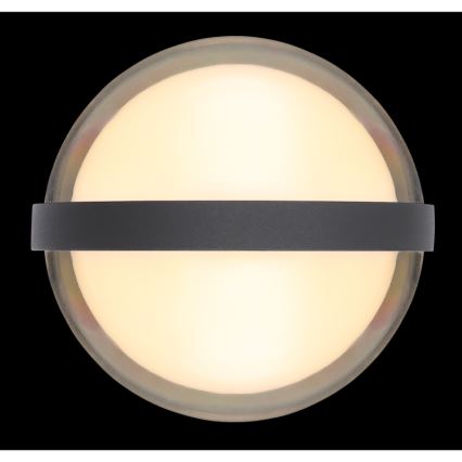 Globo - LED Zunanja stenska svetilka LED/12W/230V IP54 črna