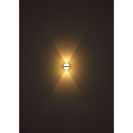 Globo - LED Zunanja stenska svetilka LED/12W/230V IP54 črna