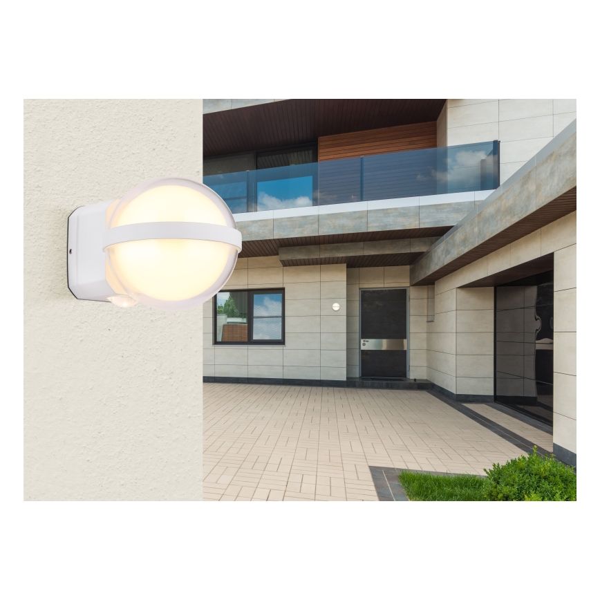 Globo - LED Zunanja stenska svetilka LED/12W/230V IP54 bela