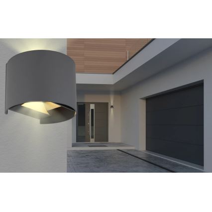 Globo - LED zunanje stensko svetilo 2xLED/3W/230V IP54