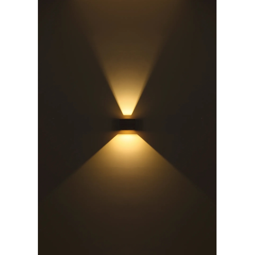 Globo - LED zunanja stenska svetilka s senzorjem 2xLED/3W/230V IP54
