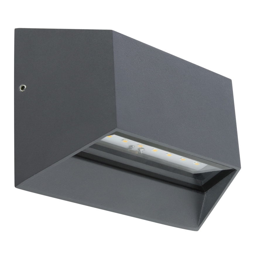 Globo - LED Zunanja stenska svetilka LED/7W/230V IP54 antracit