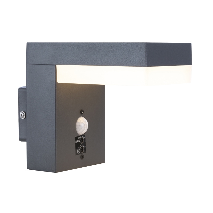 Globo - LED Zunanja stenska svetilka s senzorjem LED/9,5W/230V IP44
