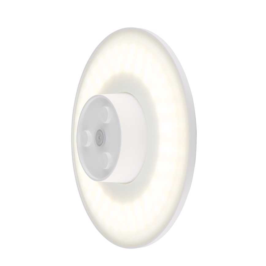 Globo - LED Zunanja stenska svetilka LED/15W/230V 3000/4000/6000K pr. 25,2 cm IP44 bela