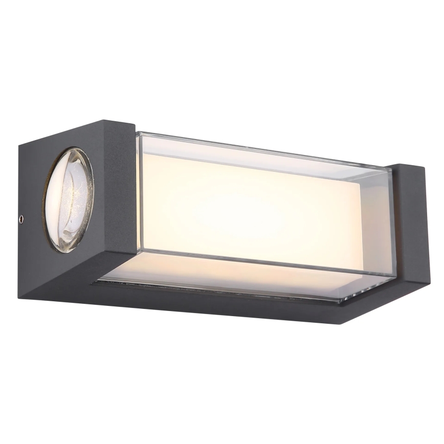 Globo - LED Zunanja stenska svetilka LED/12W/230V 3000K IP54 antracit