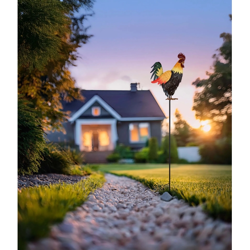 Globo - LED Solarna dekoracija LED/0,02W/3V IP44 petelin