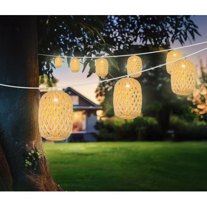 Globo - LED Solarna veriga LED/0,06W/3V 650 cm IP44