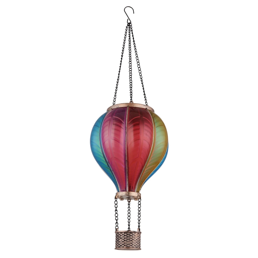Globo - Viseča solarna dekoracija 20xLED/0,5W/3V IP44 leteči balon