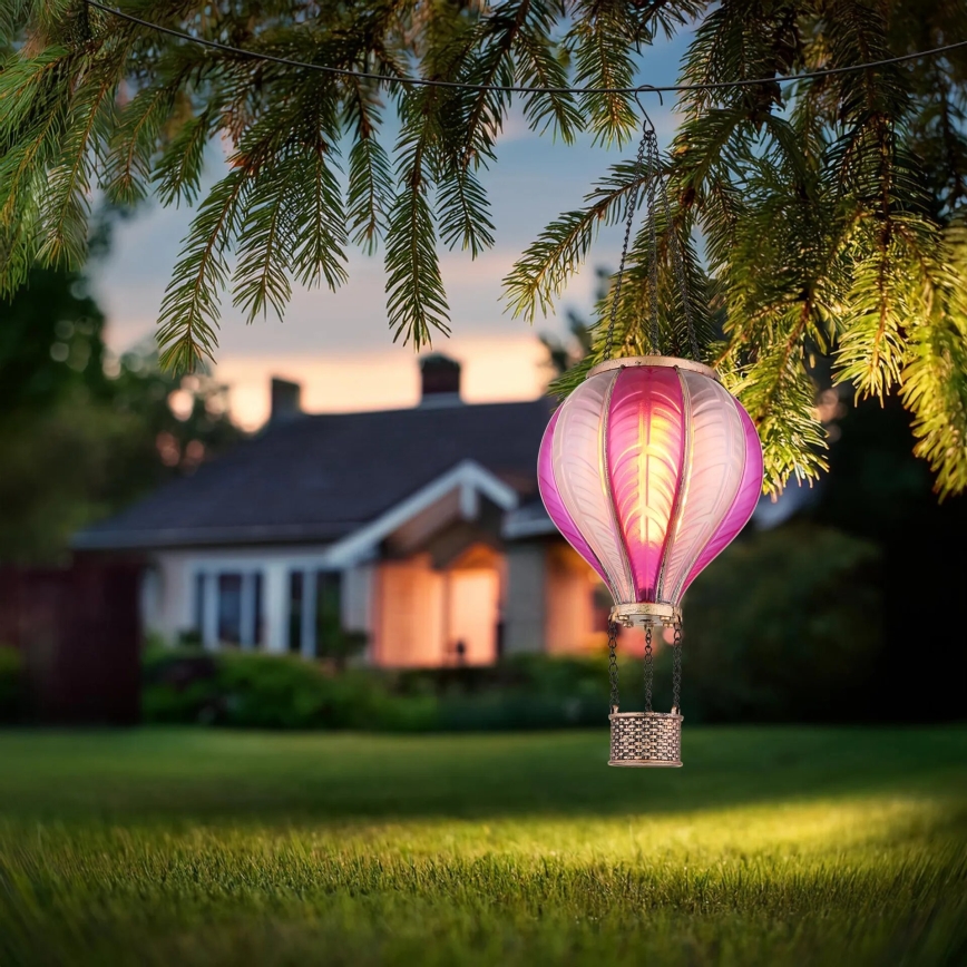 Globo - LED Viseča solarna dekoracija 20xLED/0,5W/3V IP44 leteči balon