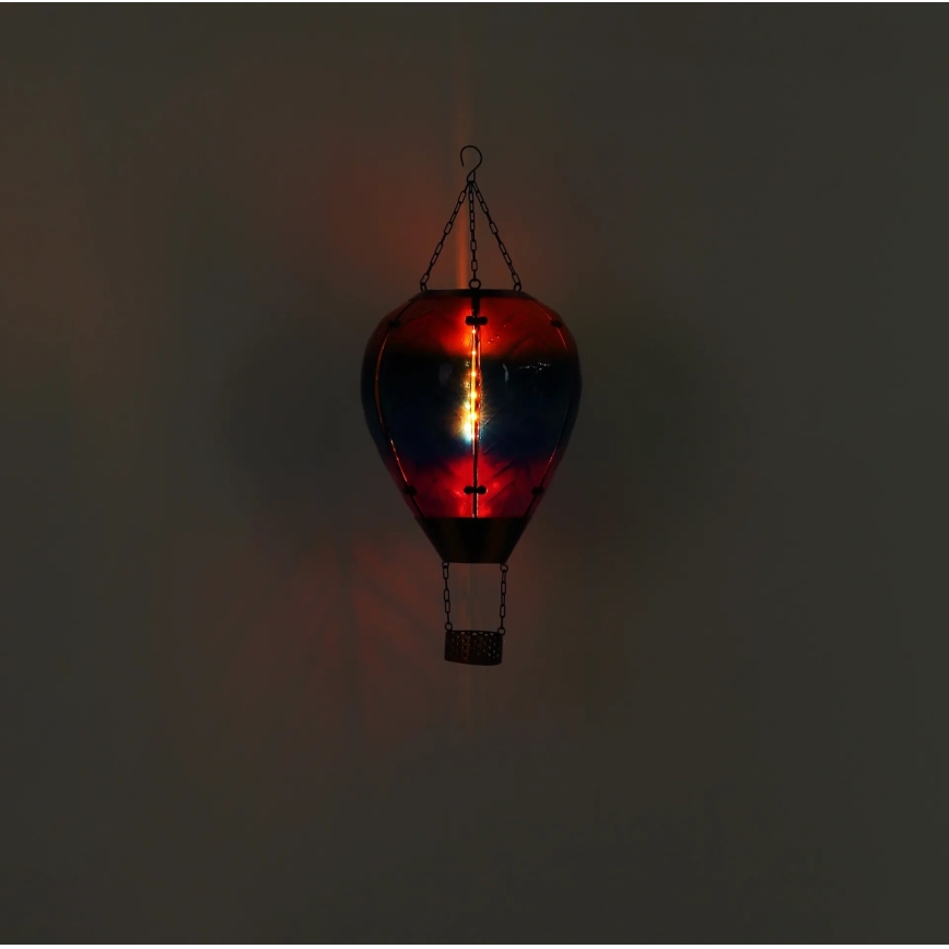 Globo - LED Viseča solarna dekoracija 24xLED/0,2W/3V IP44 leteči balon