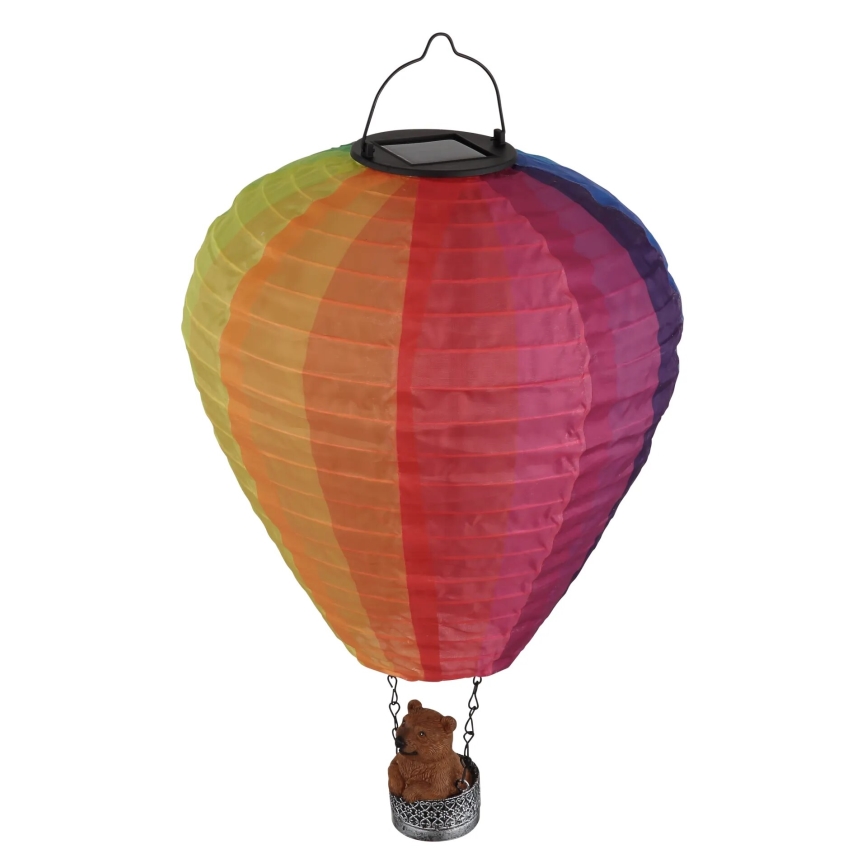 Globo - LED Viseča solarna dekoracija 24xLED/0,06W/3V IP44 leteči balon
