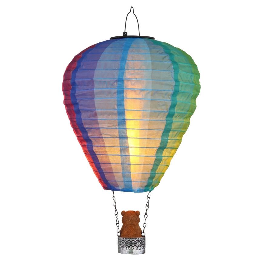 Globo - LED Viseča solarna dekoracija 24xLED/0,06W/3V IP44 leteči balon