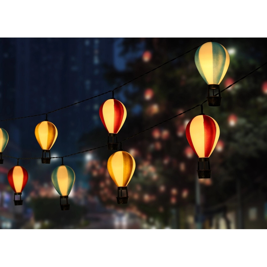 Globo - LED Solarna veriga 9xLED/0,06W/3V 390 cm IP44