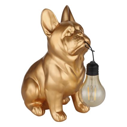 Globo - LED sončna svetilka LED/3V IP44 300 mAh zlati pes