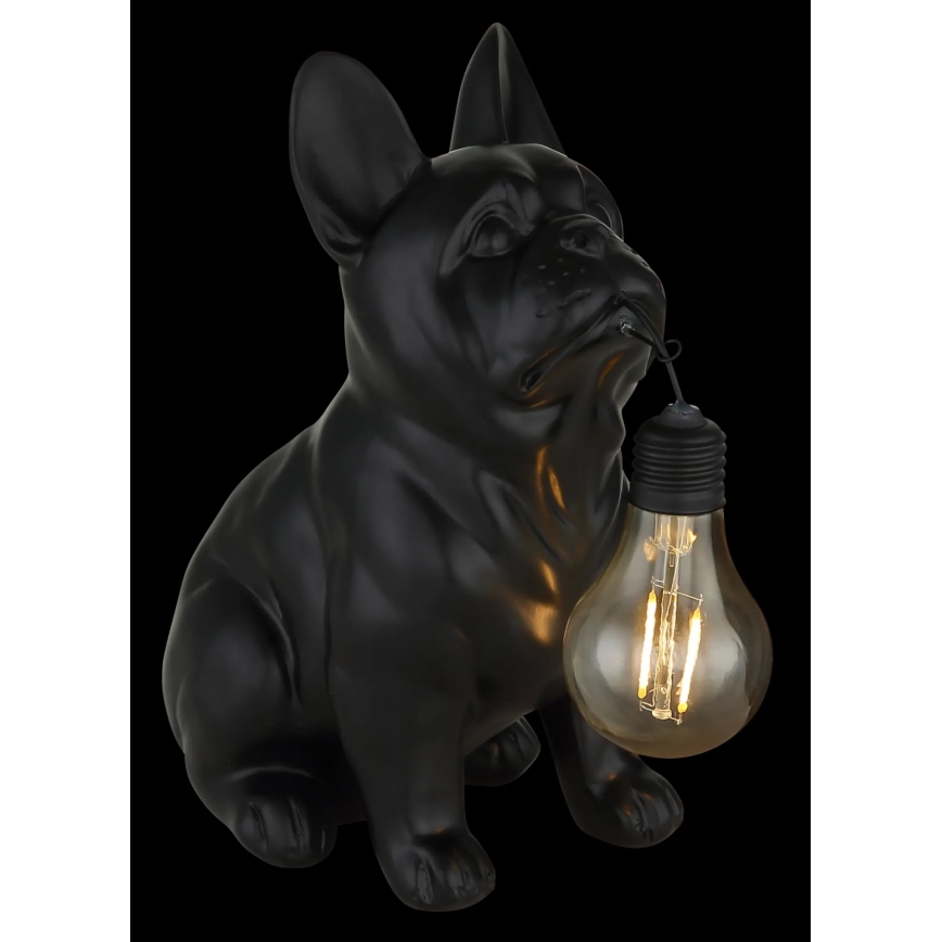 Globo - LED solarno svetilo LED/3V IP44 300 mAh črn pes