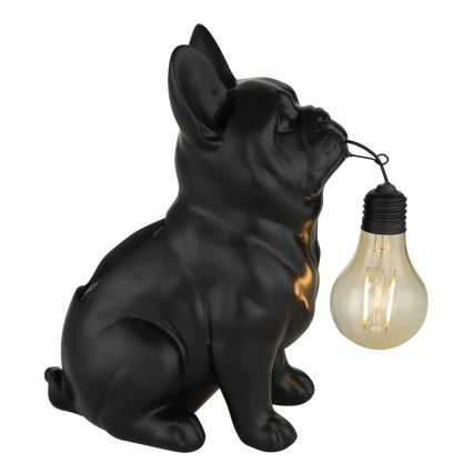 Globo - LED solarno svetilo LED/3V IP44 300 mAh črn pes