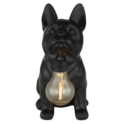 Globo - LED solarno svetilo LED/3V IP44 300 mAh črn pes