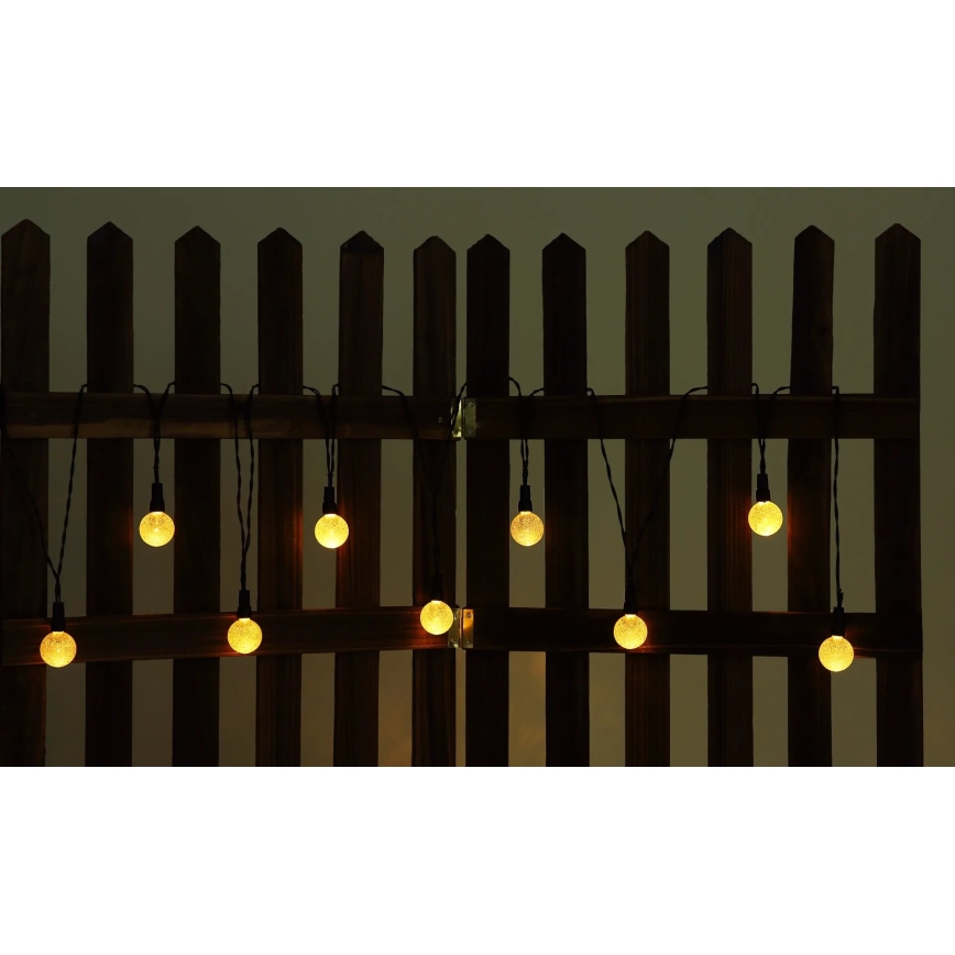Globo - LED RGB Solarna veriga 20xLED/0,06W/3V 770 cm IP44