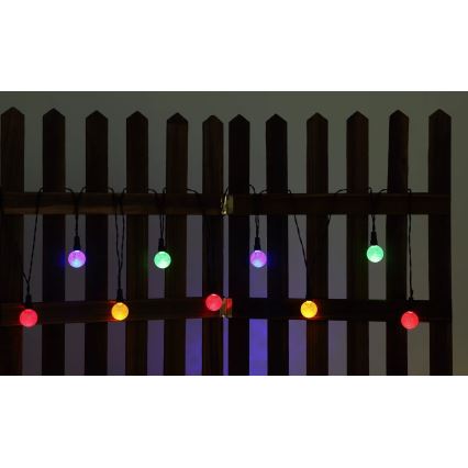 Globo - LED RGB Solarna veriga 20xLED/0,06W/3V 770 cm IP44
