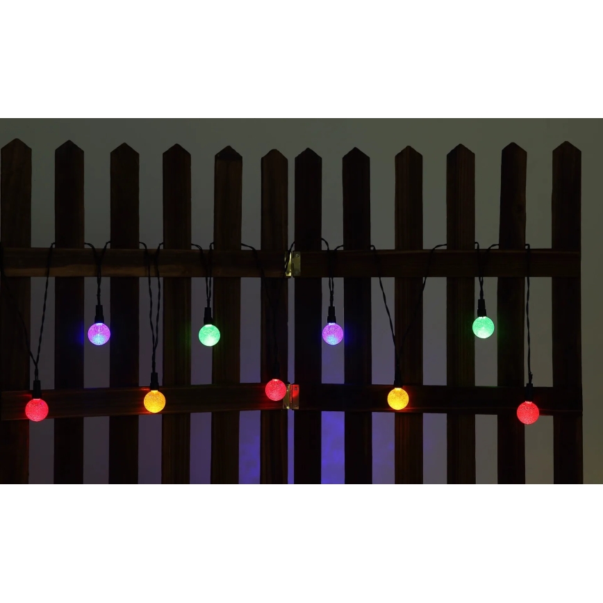 Globo - LED RGB Solarna veriga 20xLED/0,06W/3V 770 cm IP44