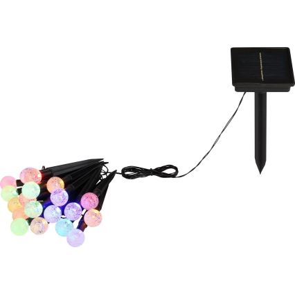 Globo - LED RGB Solarna veriga 20xLED/0,06W/3V 770 cm IP44