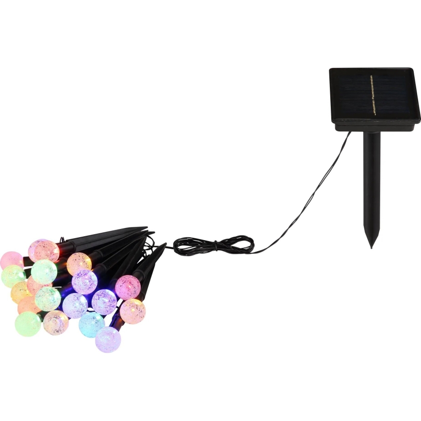 Globo - LED RGB Solarna veriga 20xLED/0,06W/3V 770 cm IP44