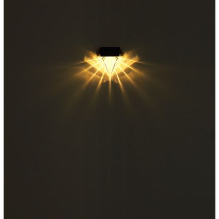 Globo - SET 2x LED Solarna stenska svetilka LED/0,5W/3V IP44 600 mAh
