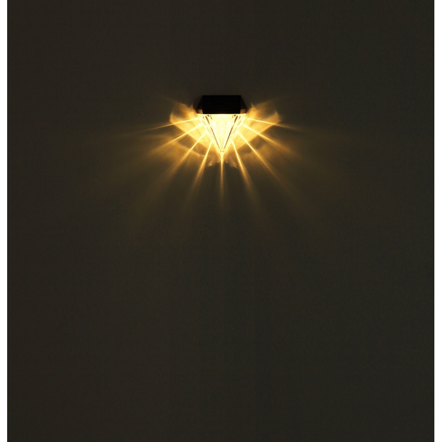 Globo - SET 2x LED Solarna stenska svetilka LED/0,5W/3V IP44 600 mAh