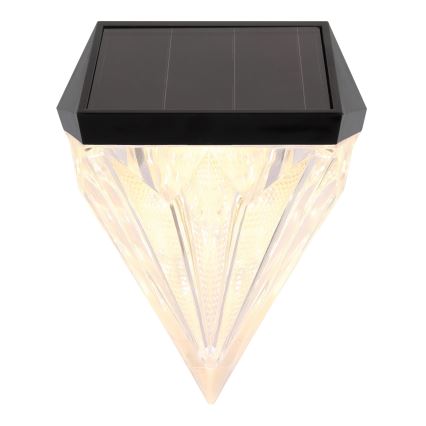Globo - SET 2x LED Solarna stenska svetilka LED/0,5W/3V IP44 600 mAh